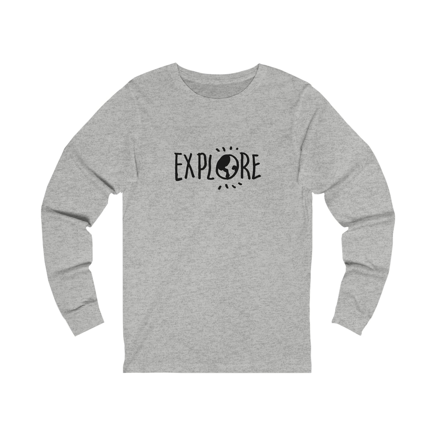 Explore. Unisex Jersey Long Sleeve Tee