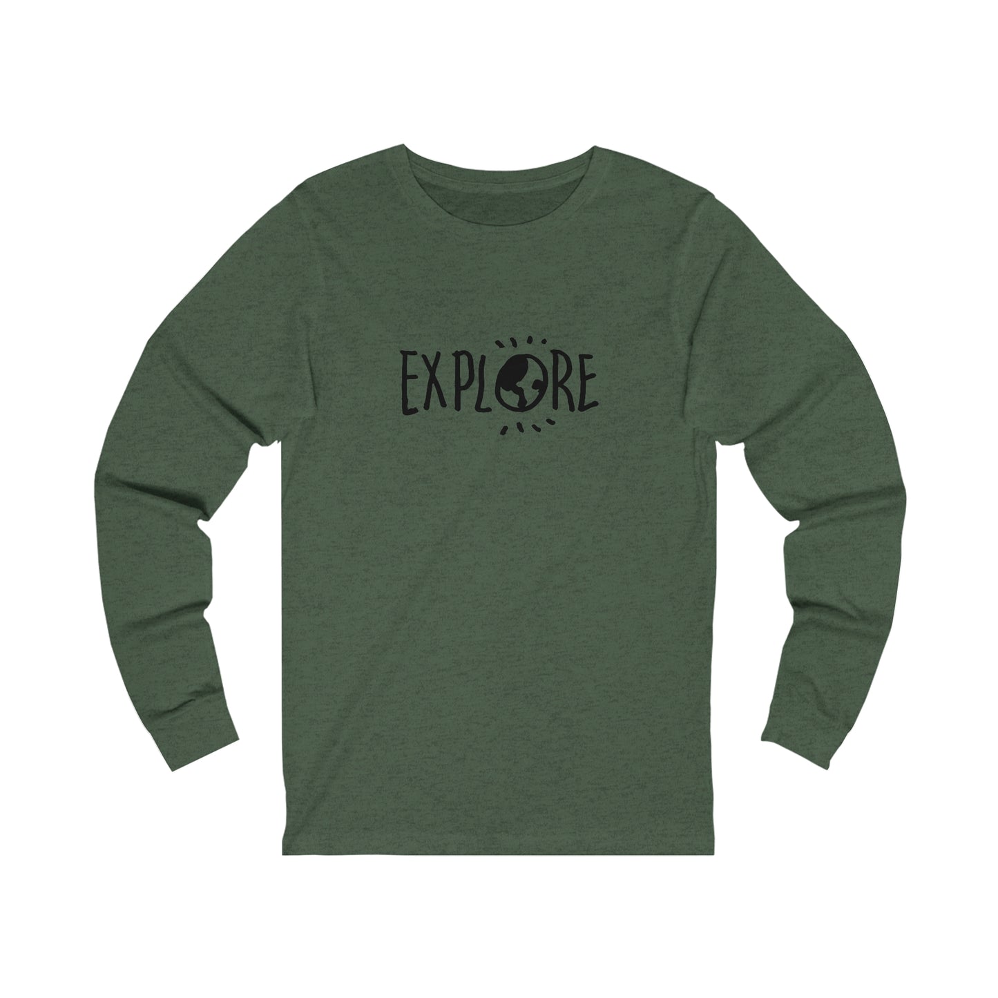 Explore. Unisex Jersey Long Sleeve Tee