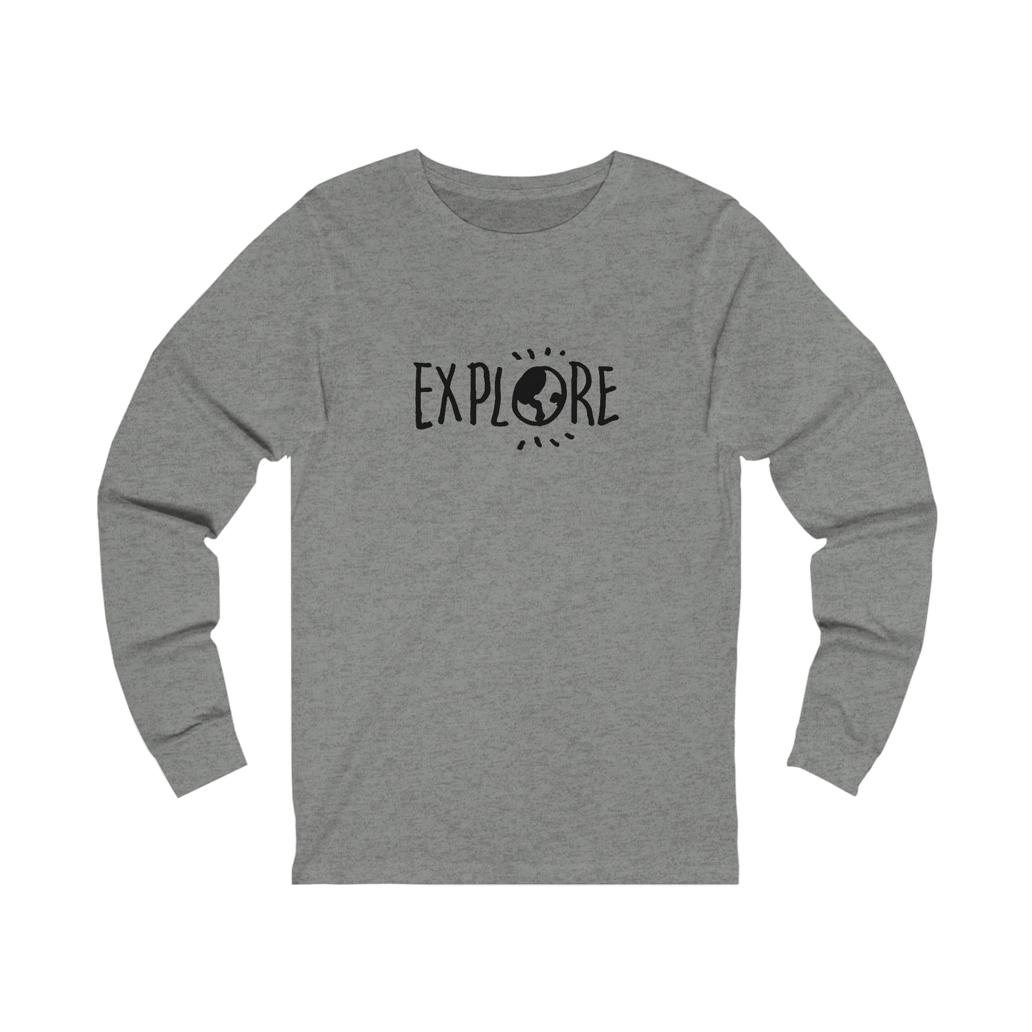 Explore. Unisex Jersey Long Sleeve Tee