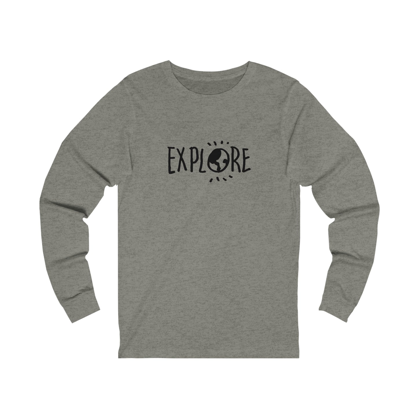 Explore. Unisex Jersey Long Sleeve Tee