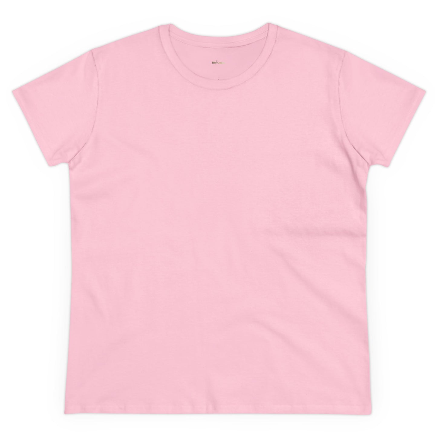 Solid Azalea. Women's Midweight Cotton Tee