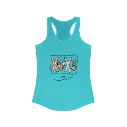 Sign of Love. XOXO. Women's Ideal Racerback Tank