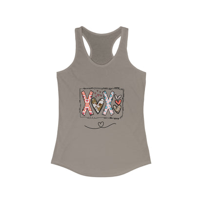 Sign of Love. XOXO. Women's Ideal Racerback Tank