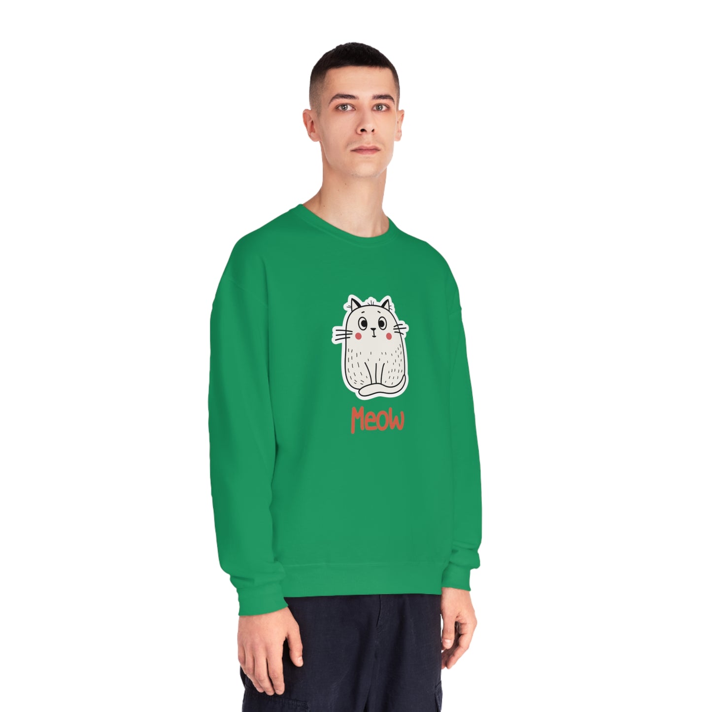 Loki The Cat. Meow. Unisex NuBlend® Crewneck Sweatshirt