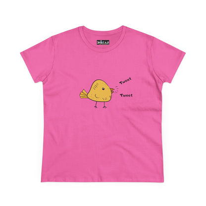 Tweet. Tweet. Women's Midweight Cotton Tee