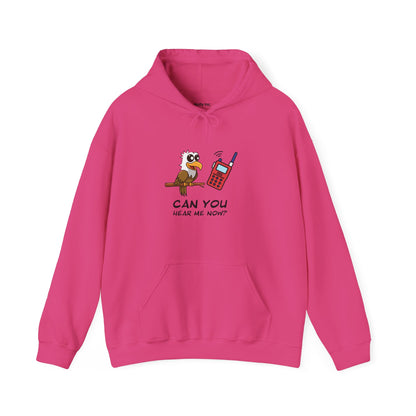 Owl Graphic Sweatshirt – Can You Hear Me Now? Bird on a Mission