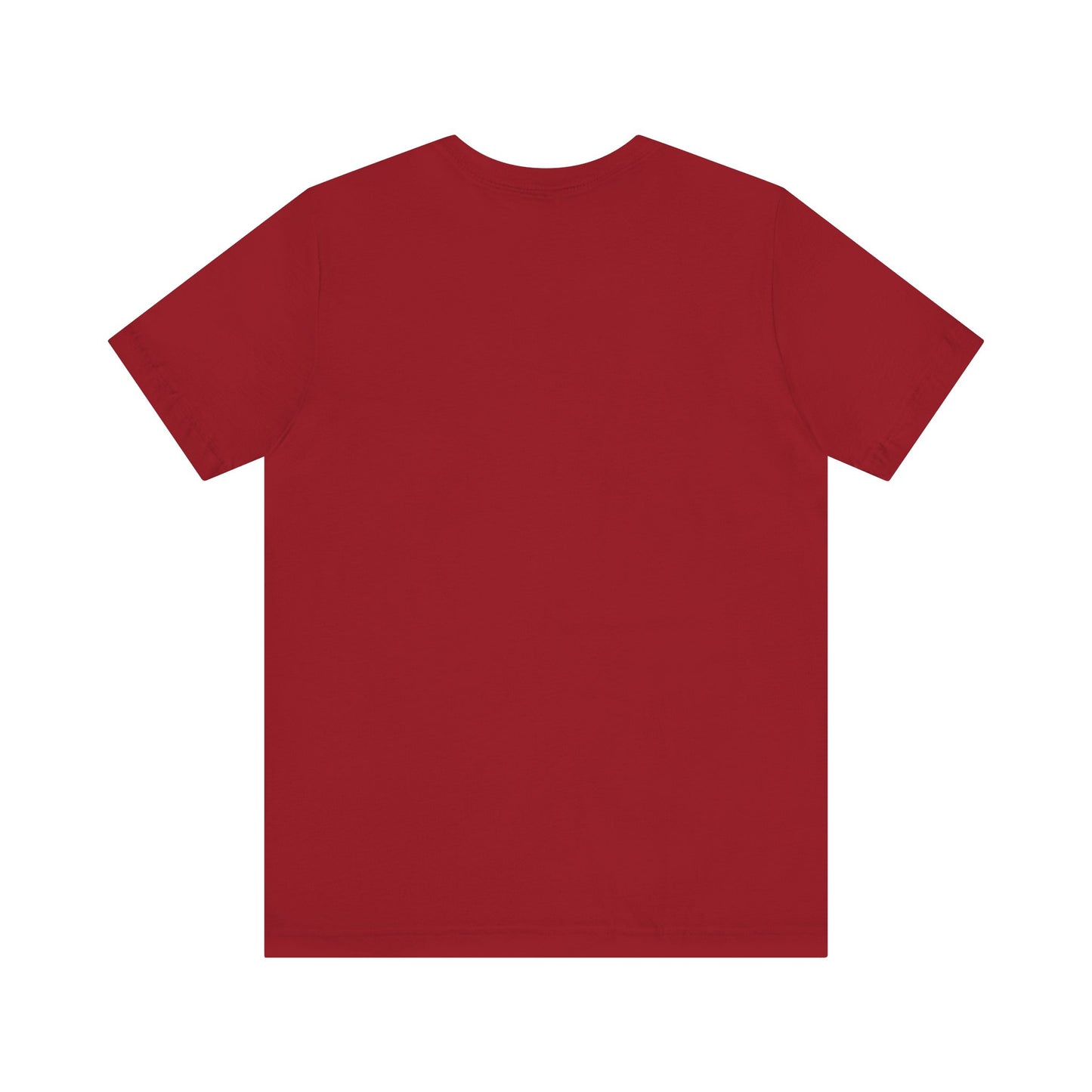 Solid Canvas Red. Unisex Jersey Short Sleeve Tee