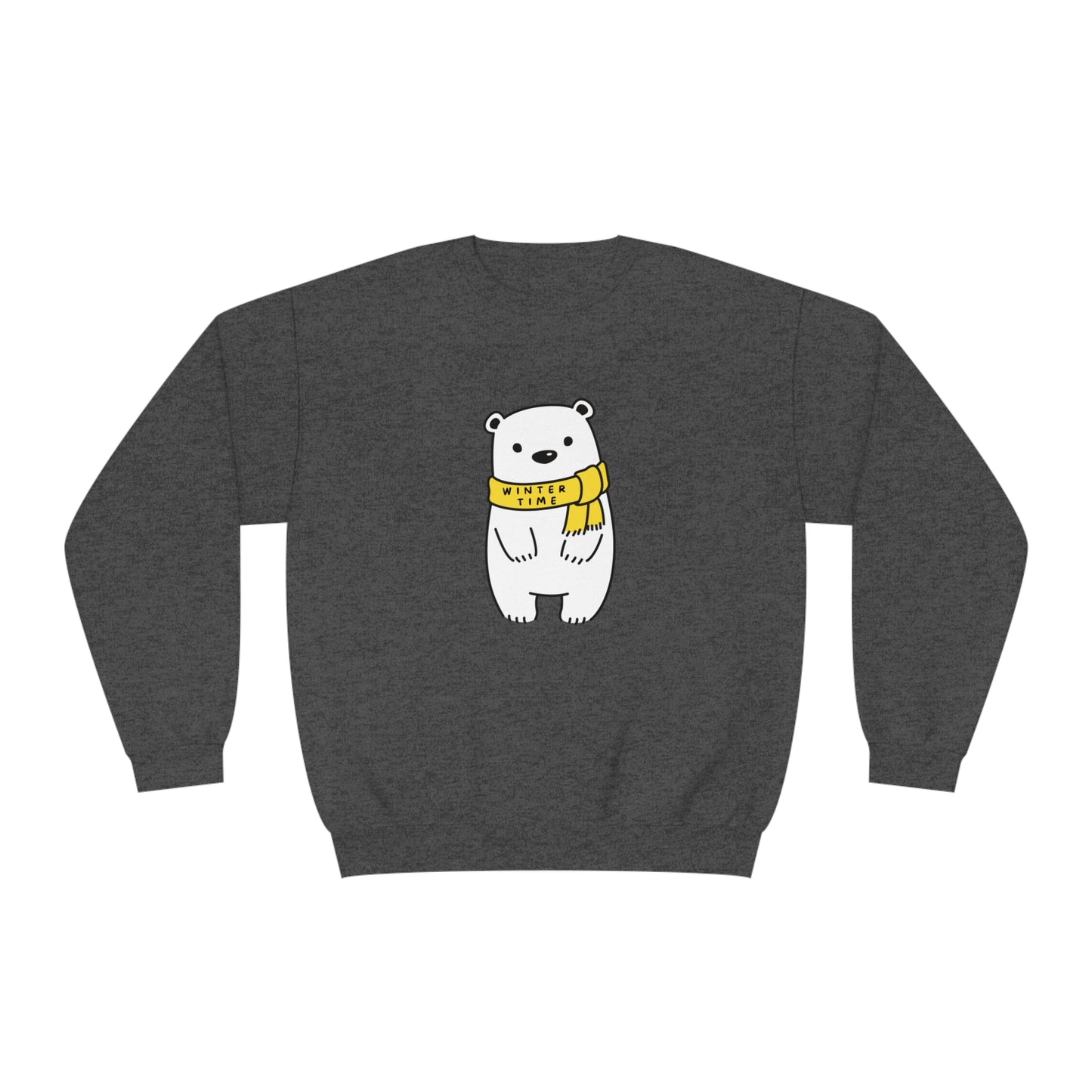 Winter Time BK Bear. Unisex NuBlend® Crewneck Sweatshirt