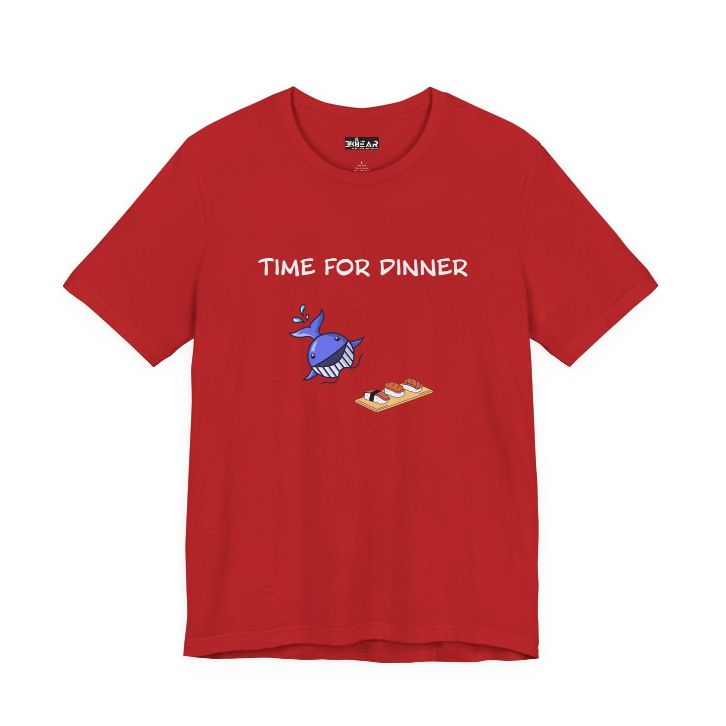 Time For Dinner. Unisex Jersey Short Sleeve Tee