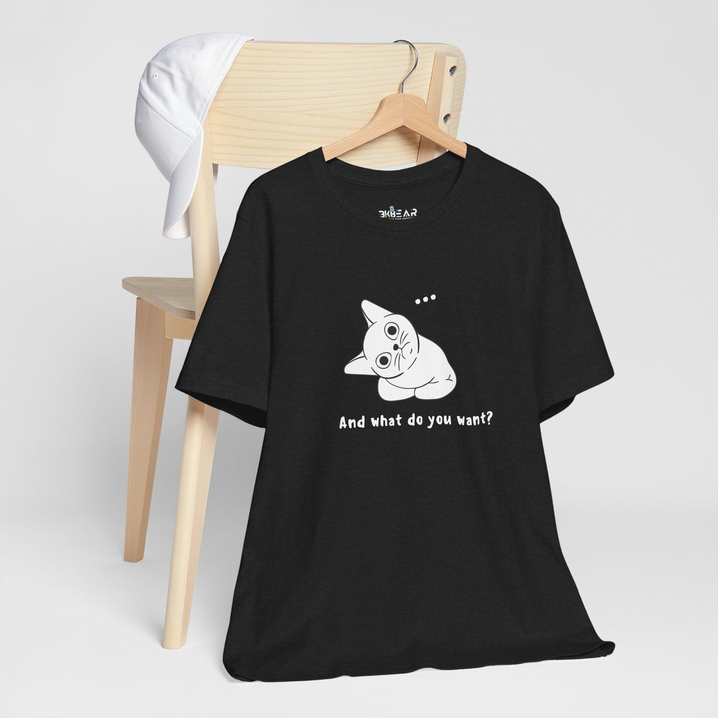 Vexing Cat Wondering What You Want. Unisex Jersey Short Sleeve Tee