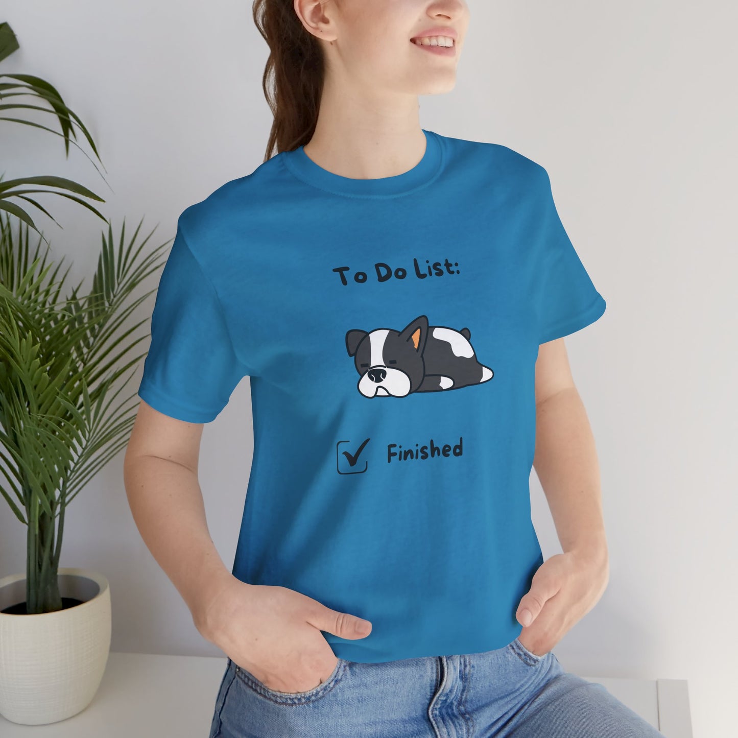 To Do List. Finished. Unisex Jersey Short Sleeve Tee