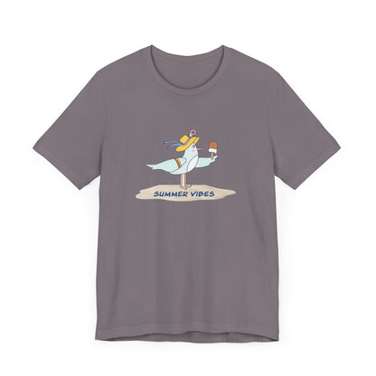 Regal Seagull Summer Vibes. Unisex Jersey Short Sleeve Tee