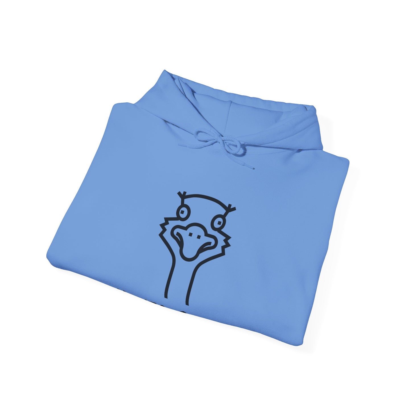 Never Give Up. Oscar The Ostrich and JimmyV Never Gave Up.  Unisex Hooded Sweatshirt.