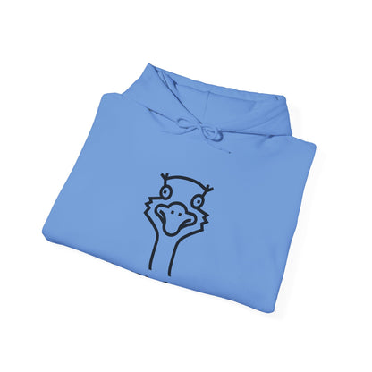 Never Give Up. Oscar The Ostrich and JimmyV Never Gave Up.  Unisex Hooded Sweatshirt.