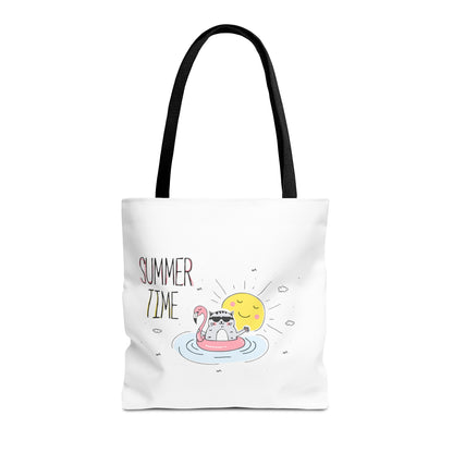 Summer Time Cat. Tote Bag (AOP)