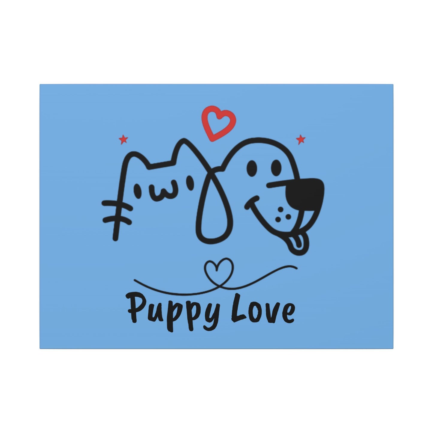 Puppy Love. Canvas Gallery Wraps