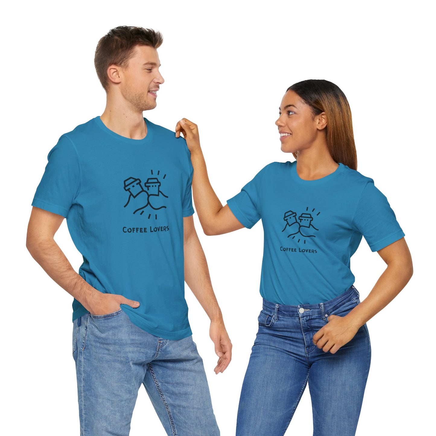 Coffee Lovers Unisex Jersey Tee – Funny Coffee Graphic T-Shirt For Men & Women
