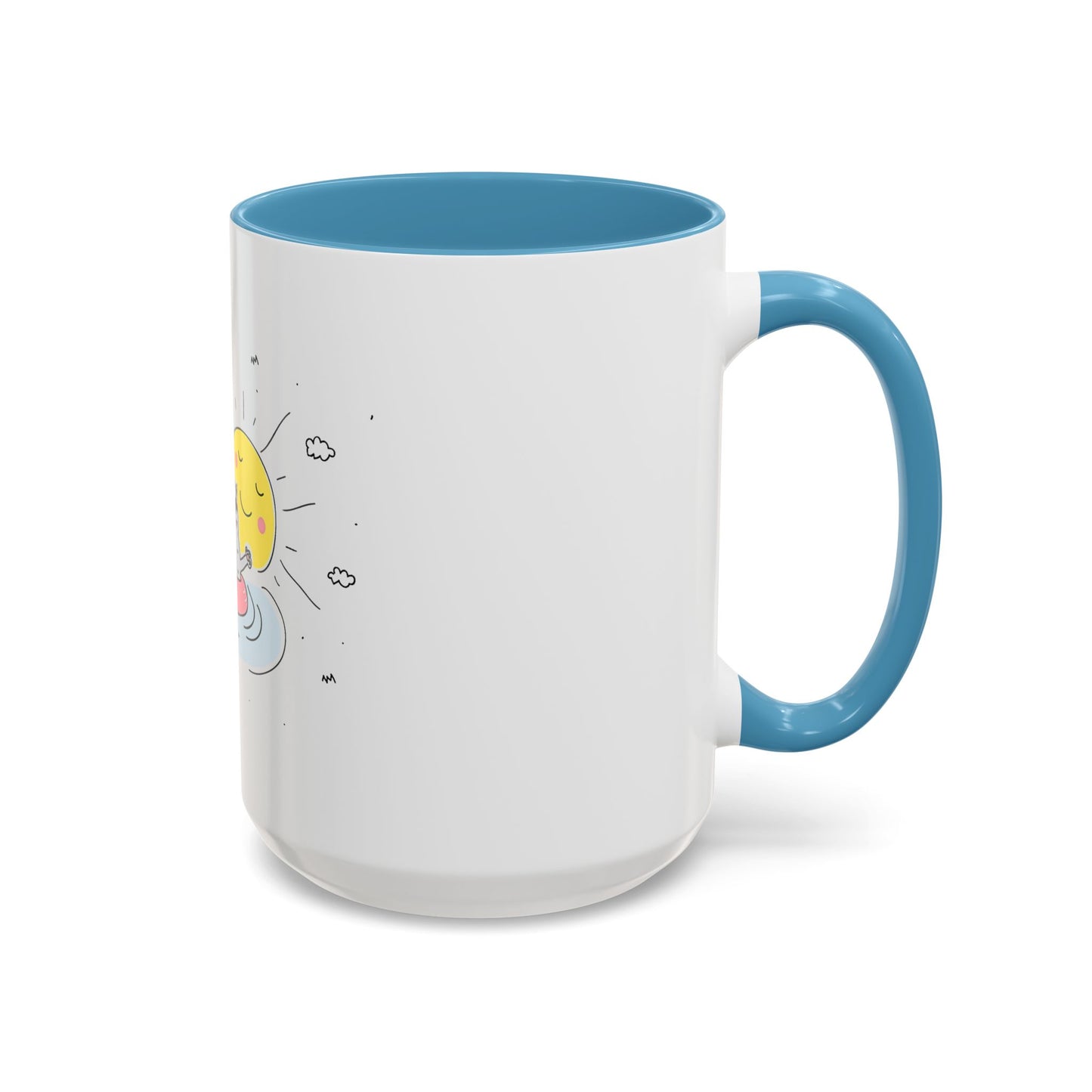 Jingles The Summertime Cat. Accent Coffee Mug, 11oz