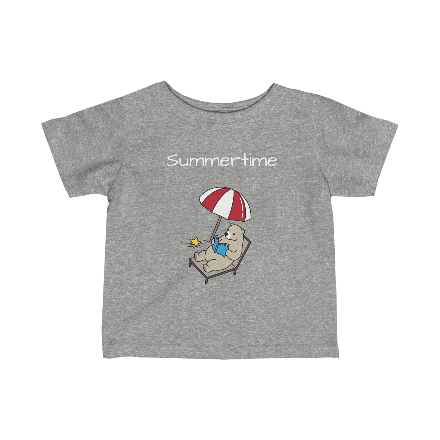 Summertime.Bear. Infant Fine Jersey Tee