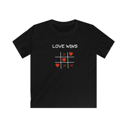 Love Wins. Kids Softstyle Tee