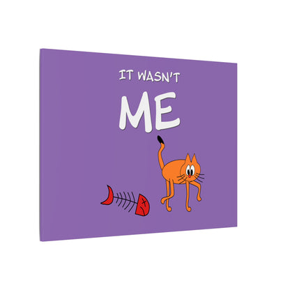 Canvas Print - Funny Cat Leo Saying 'It Wasn't Me'