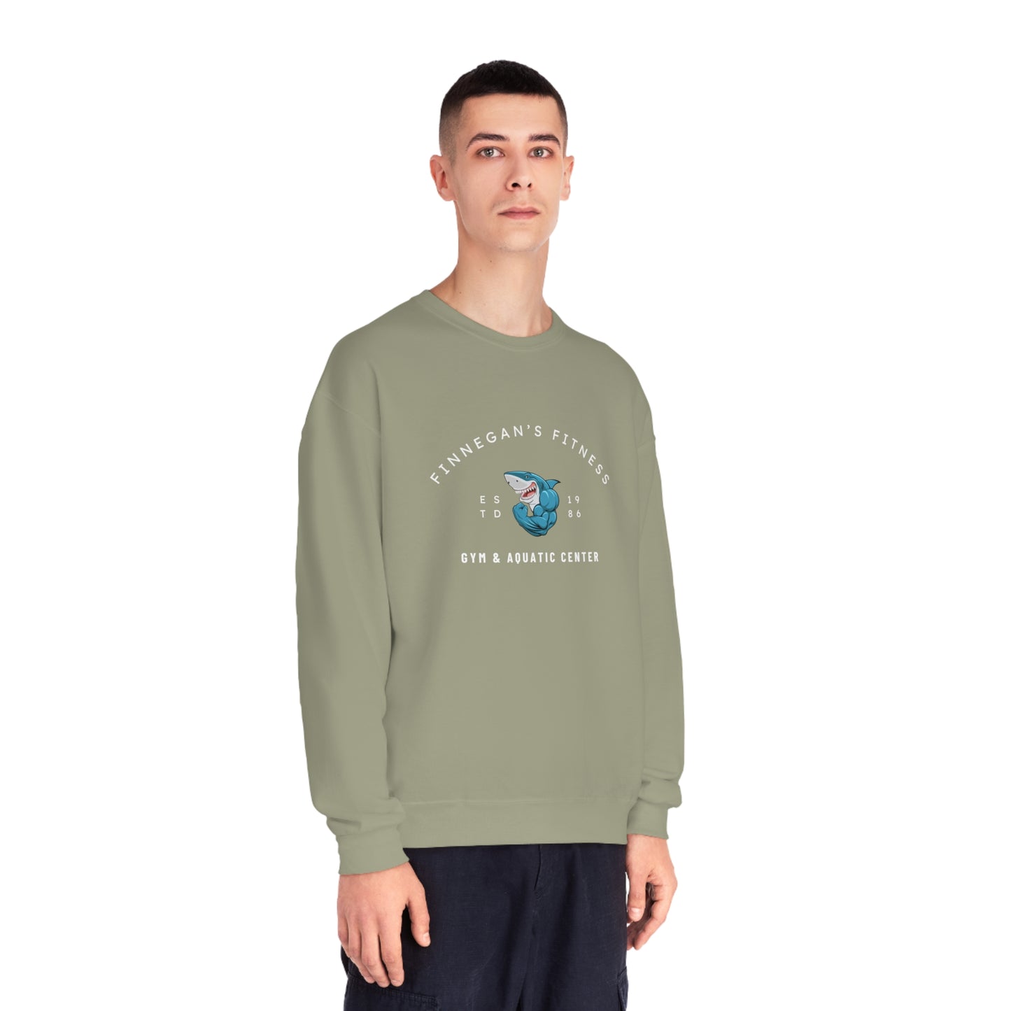 Finnegan's Fitness. Gym and Aquatic Center. Unisex NuBlend® Crewneck Sweatshirt