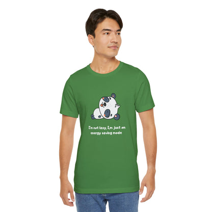 I'm Not Sleeping I'm on Energy Saving Mode. Unisex Jersey Short Sleeve Tee