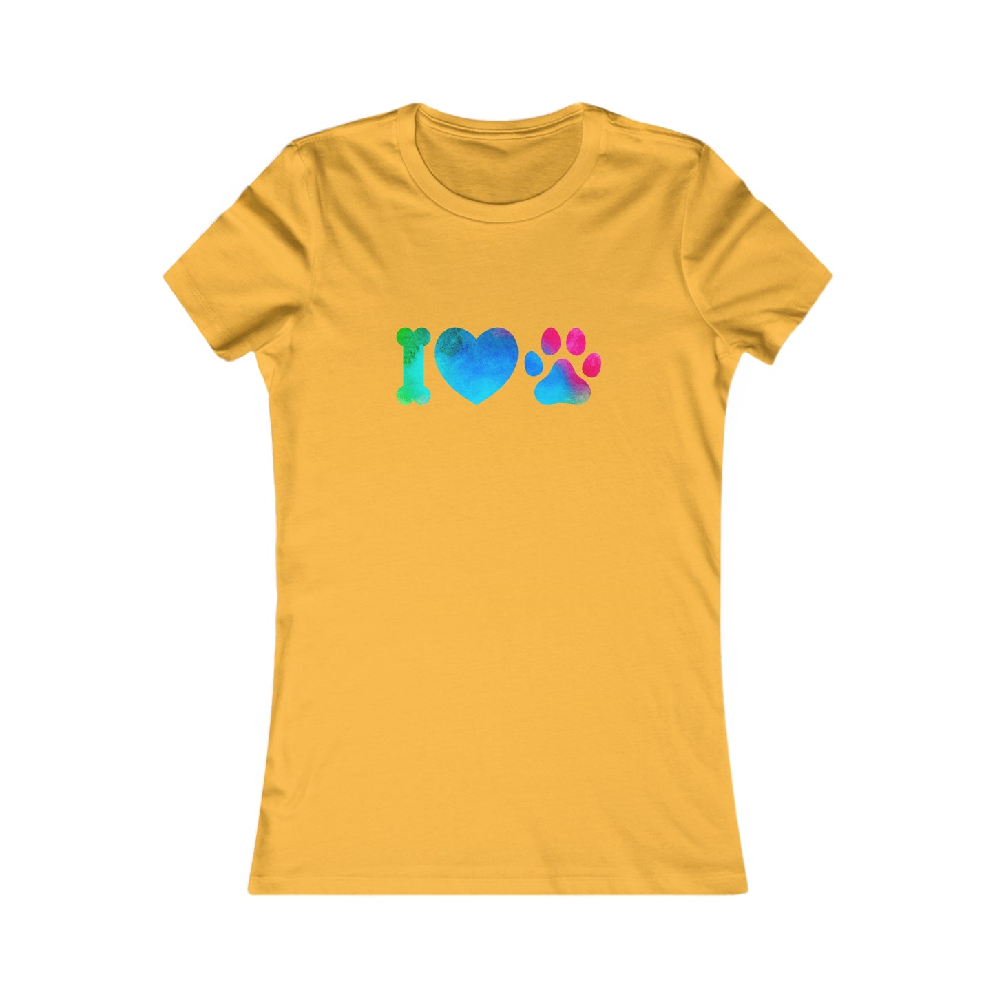 I Heart Paws. Women's Favorite Tee
