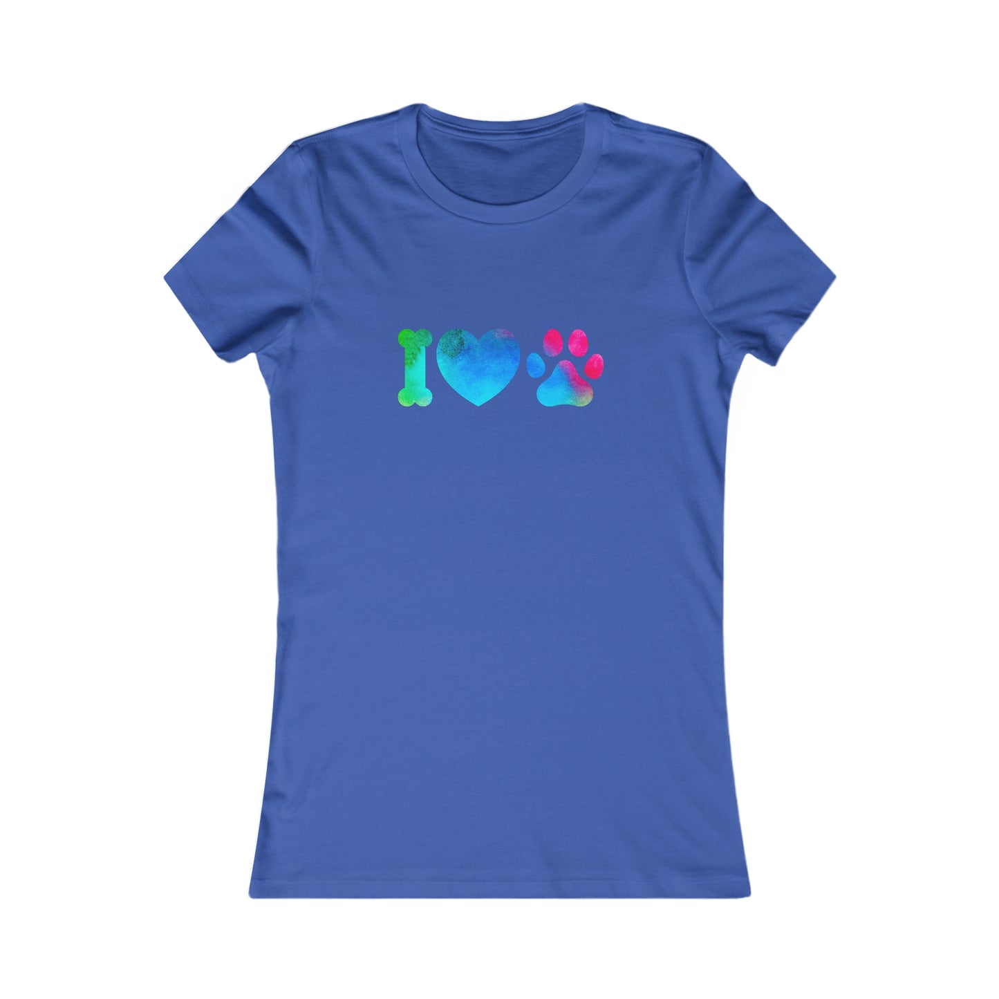 I Heart Paws. Women's Favorite Tee