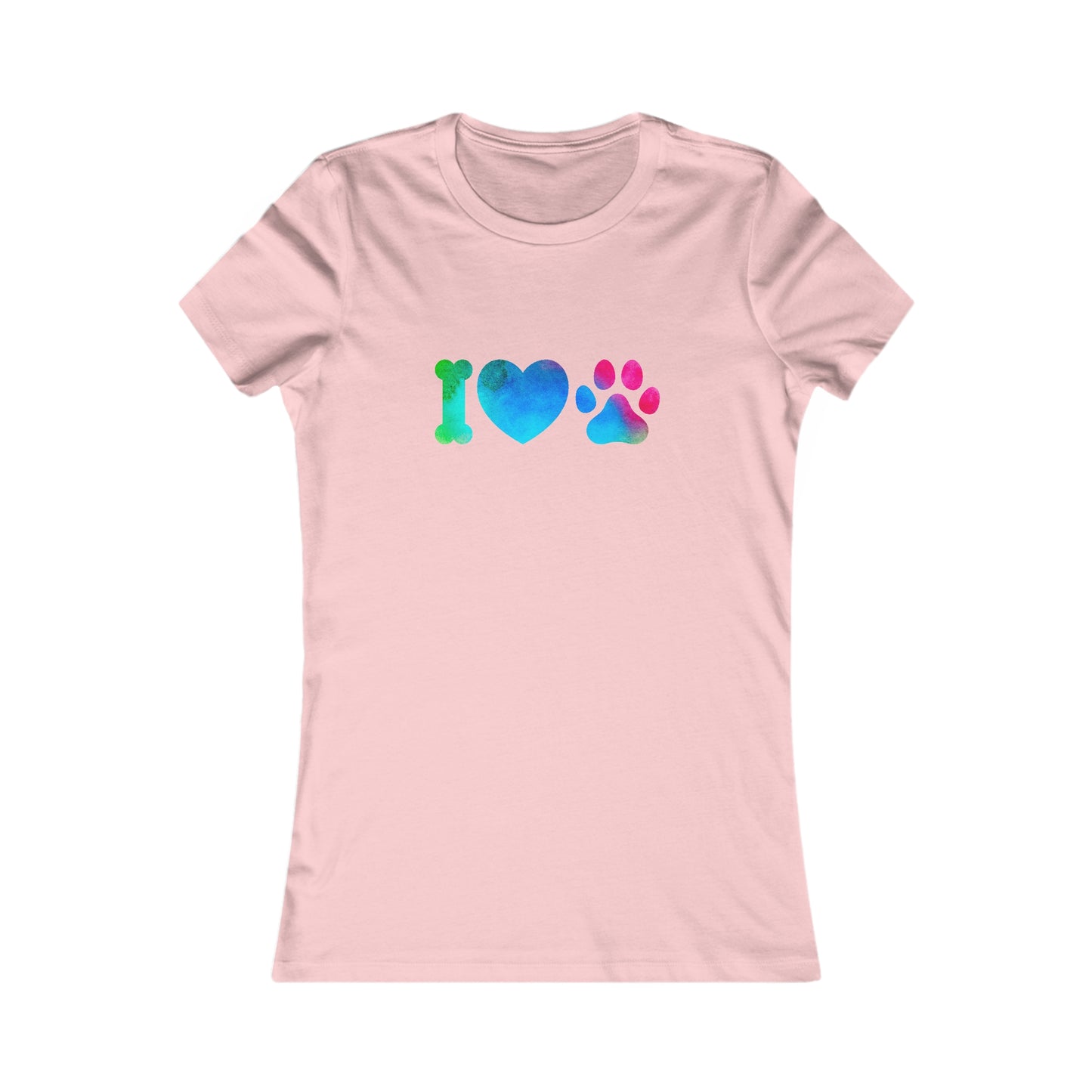 I Heart Paws. Women's Favorite Tee