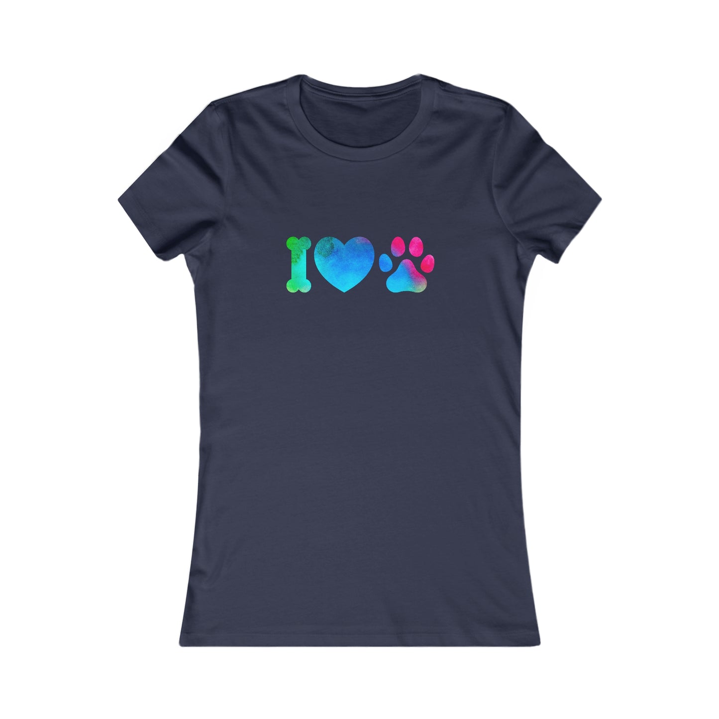 I Heart Paws. Women's Favorite Tee