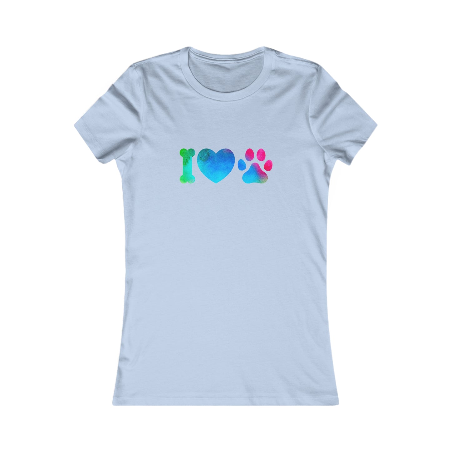 I Heart Paws. Women's Favorite Tee