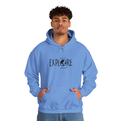 Explore Hoodie – Adventure Graphic Sweatshirt, Unisex Outdoor Hoodie