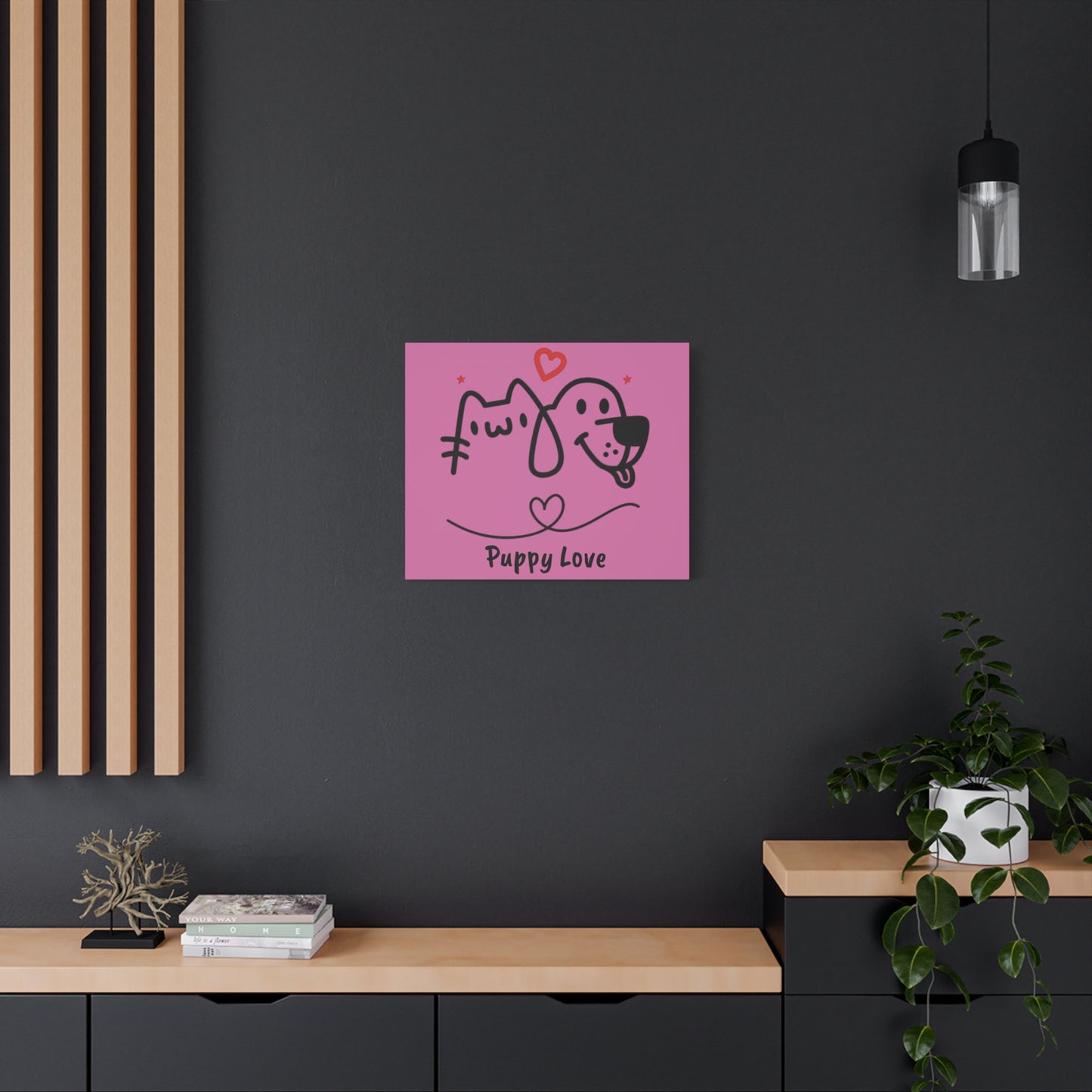 Puppy Love. Canvas Gallery Wraps