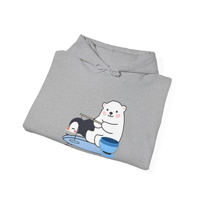 Gone Fishing. Unisex Hooded Sweatshirt.