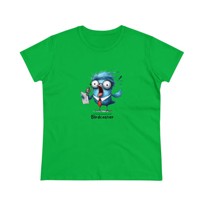 Birdcaster. Women's Midweight Cotton Tee