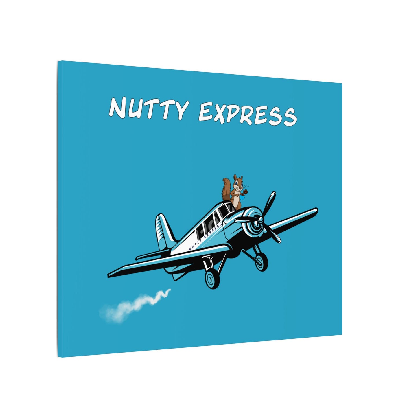 Nutty's Express Delivery. Always On-Time. Canvas Gallery Wraps