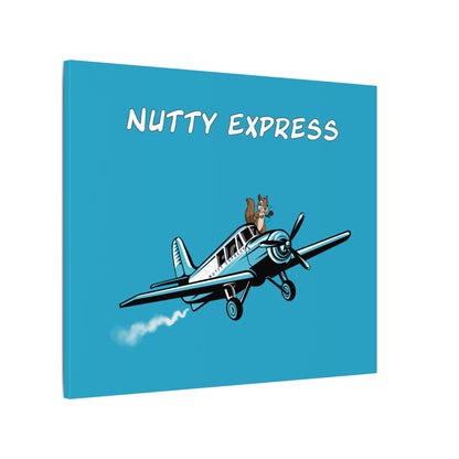 Nutty's Express Delivery. Always On-Time. Canvas Gallery Wraps