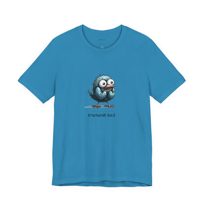 Emotional Bird. Unisex Jersey Short Sleeve Tee