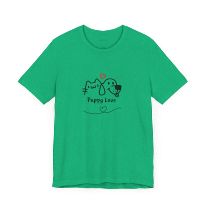 Puppy Love. Unisex Jersey Short Sleeve Tee