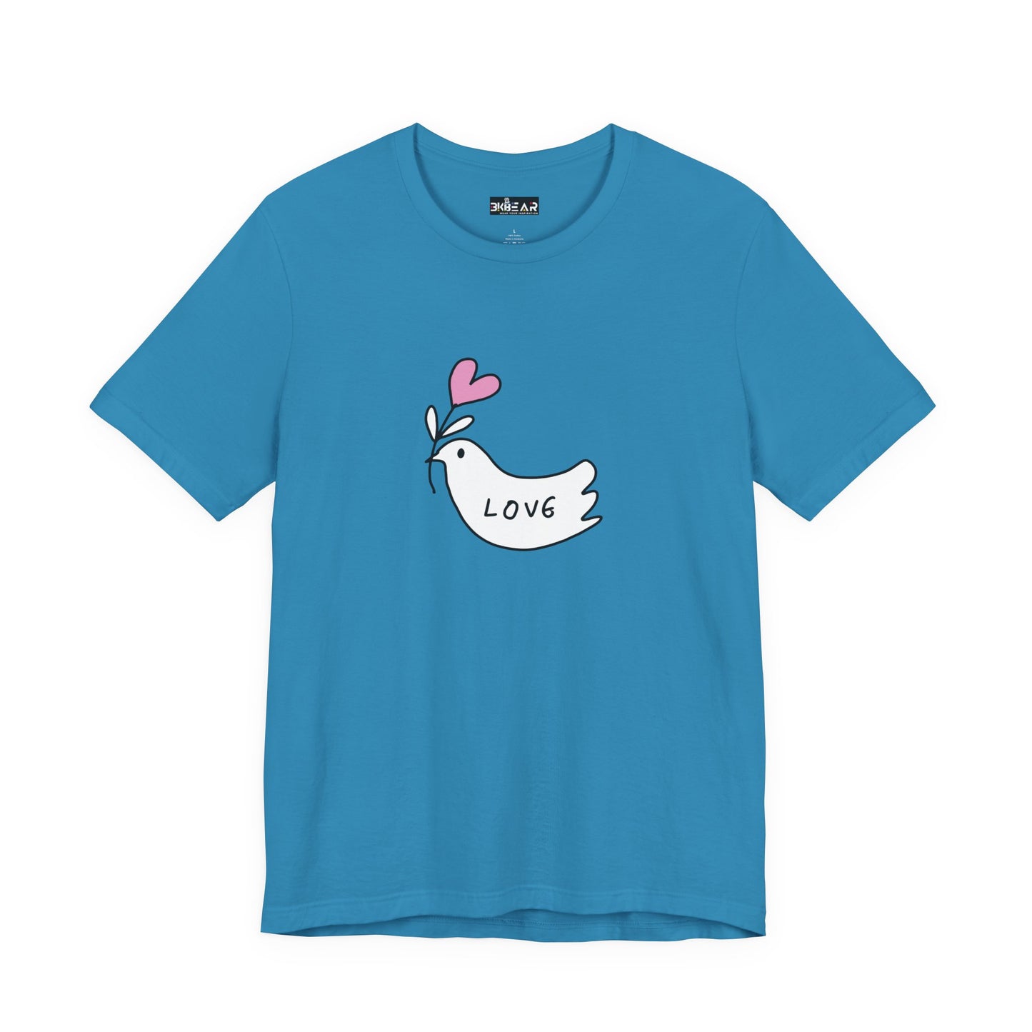 Love. Dove. Unisex Jersey Short Sleeve Tee