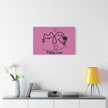 Puppy Love. Canvas Gallery Wraps