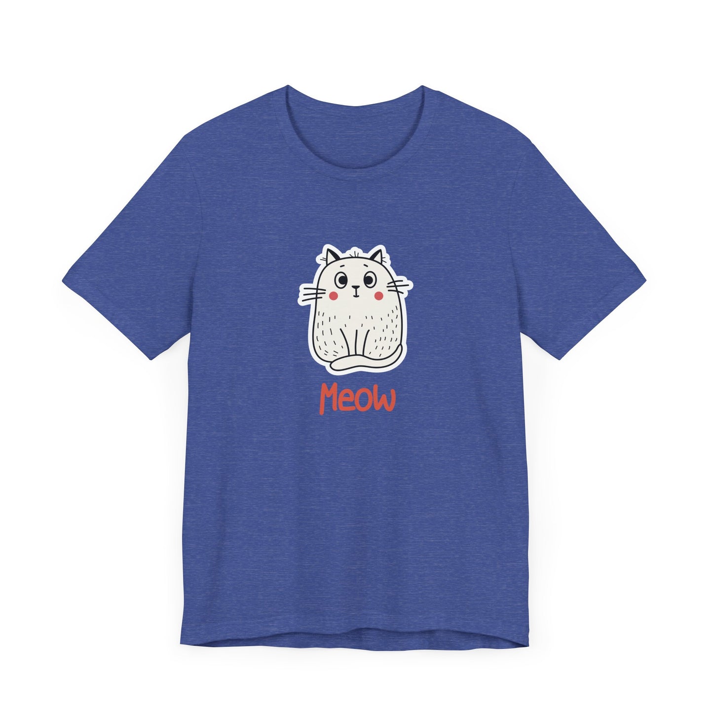 Loki The Cat. Meow. Unisex Jersey Short Sleeve Tee