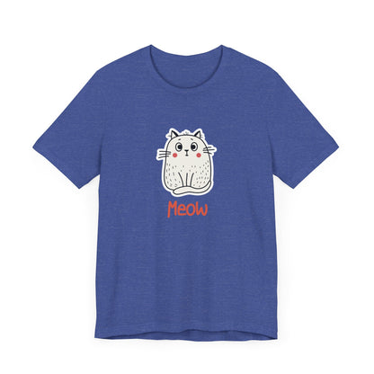 Loki The Cat. Meow. Unisex Jersey Short Sleeve Tee