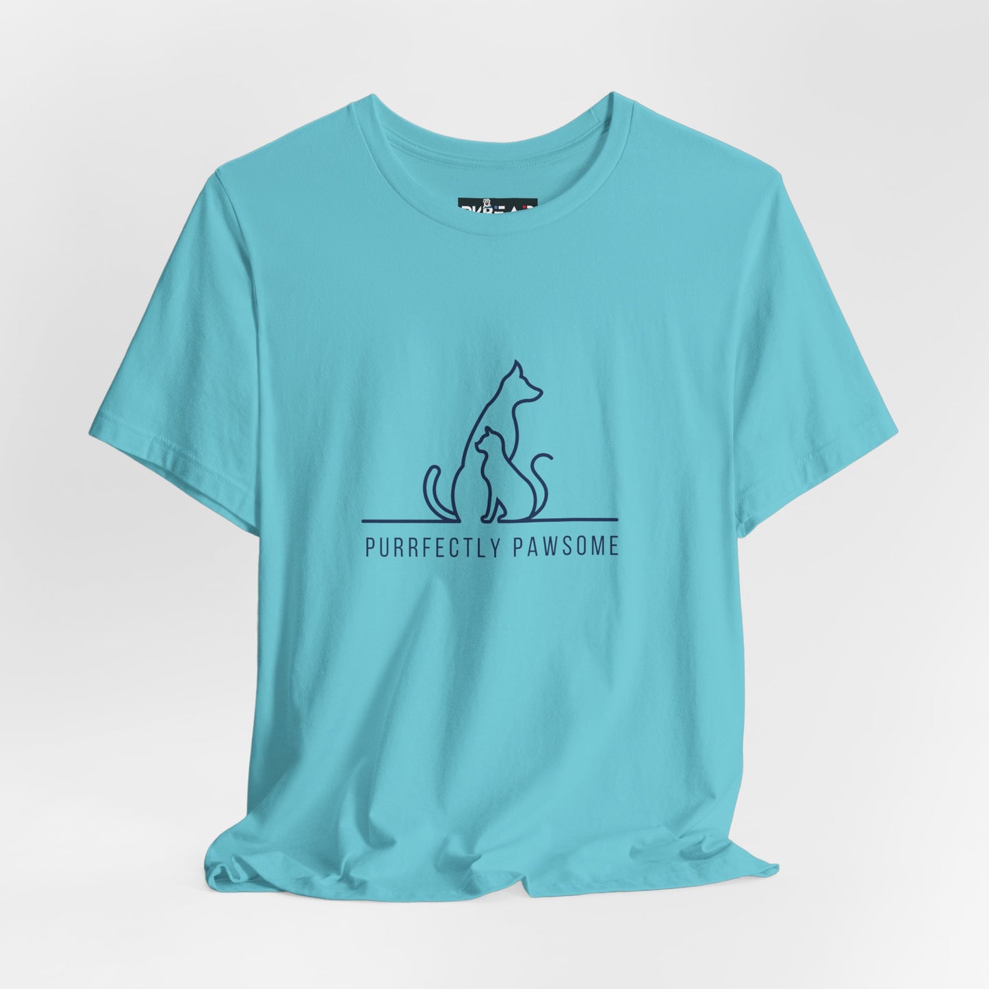 Purrfectly Pawsome. Unisex Jersey Short Sleeve Tee