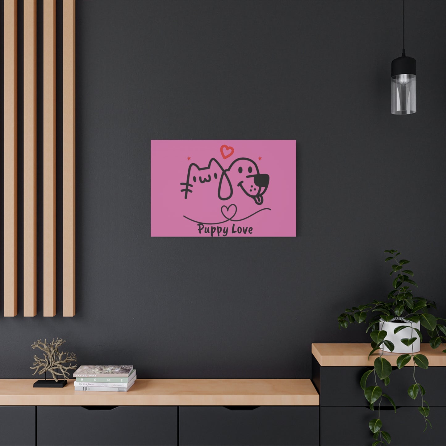 Puppy Love. Canvas Gallery Wraps