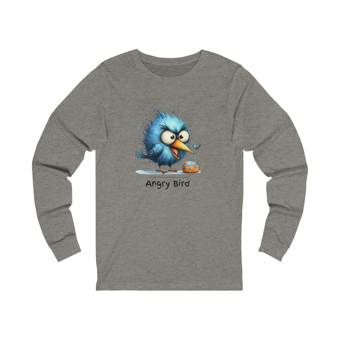 Angry Bird. Unisex Jersey Long Sleeve Tee