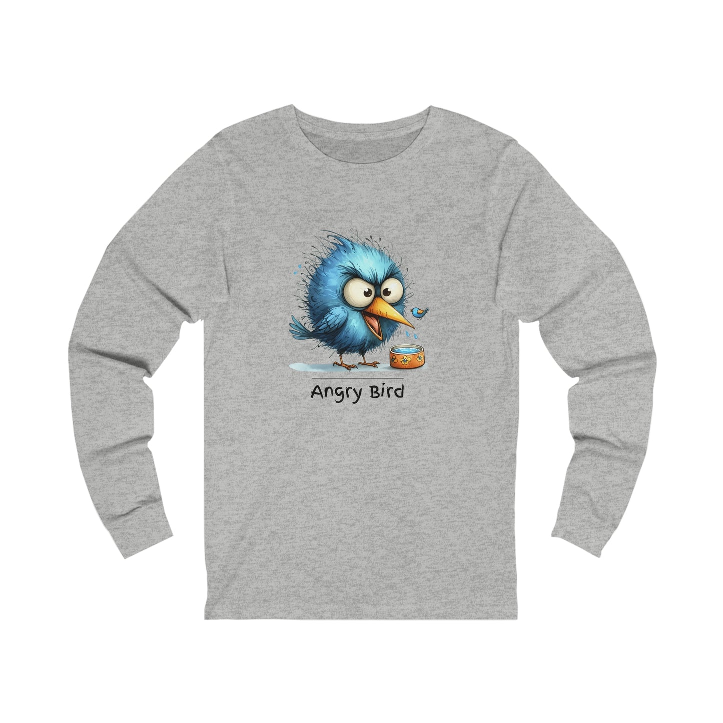 Angry Bird. Unisex Jersey Long Sleeve Tee