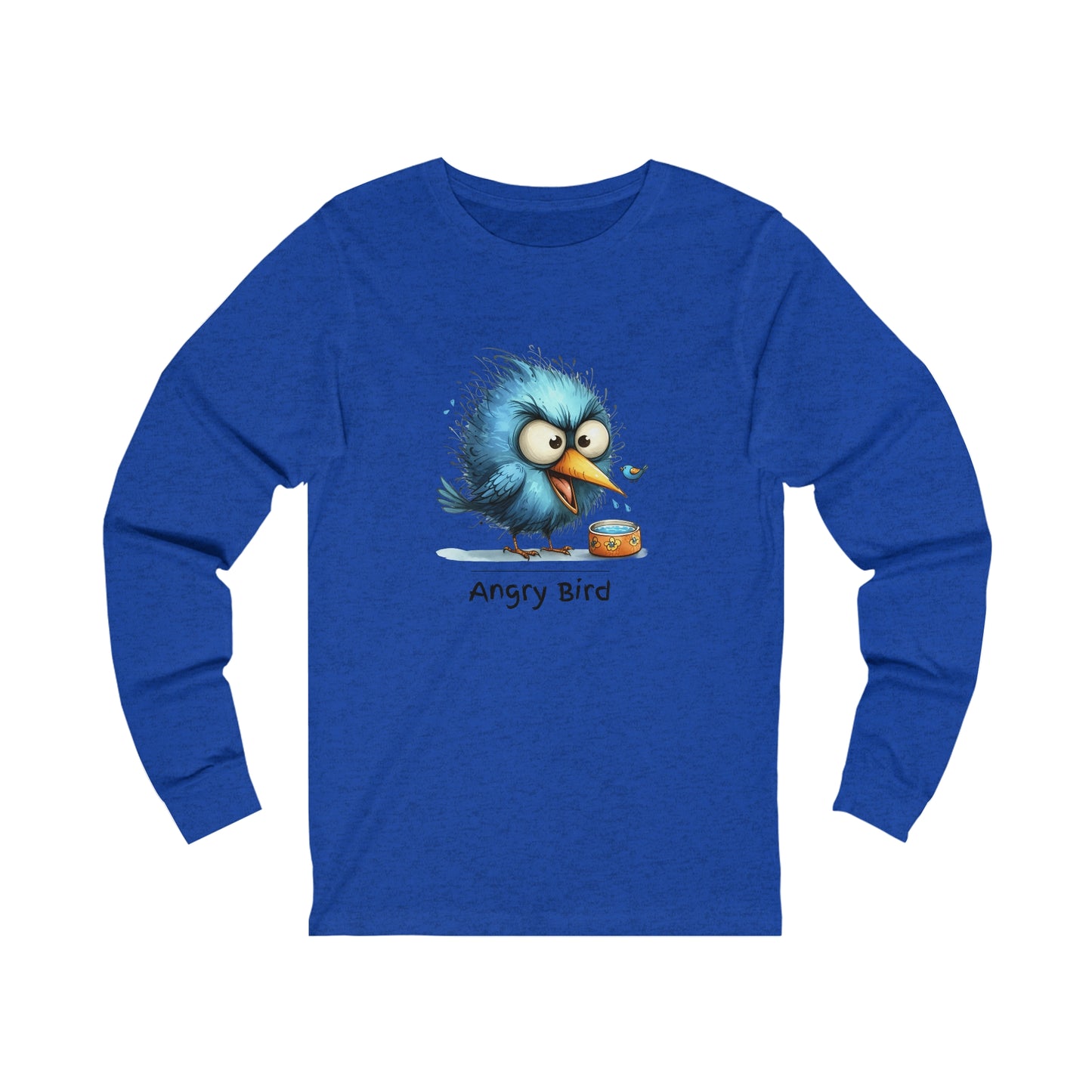 Angry Bird. Unisex Jersey Long Sleeve Tee