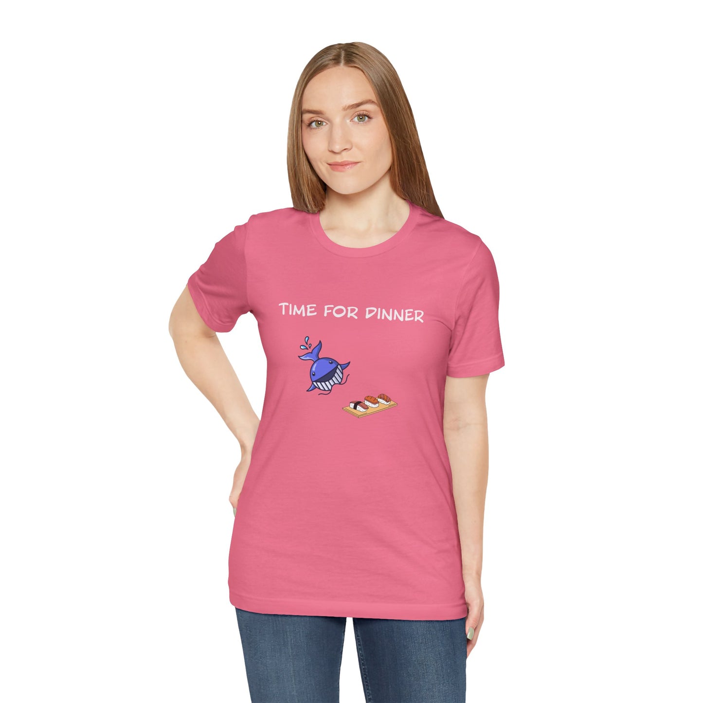 Time For Dinner. Unisex Jersey Short Sleeve Tee